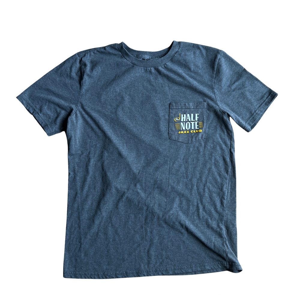 Disney Half Note Jazz Club T-Shirt Crewneck Gray Short Sleeve Casual Tee